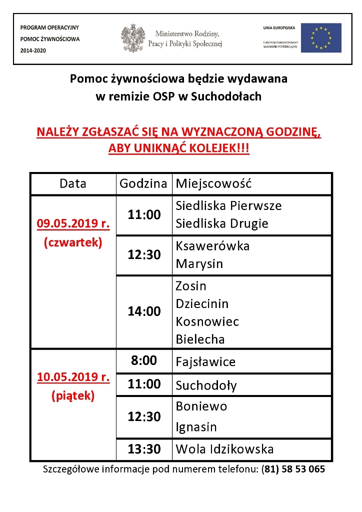 POPŻ V 2019 ogłoszenie wydawanie page0001